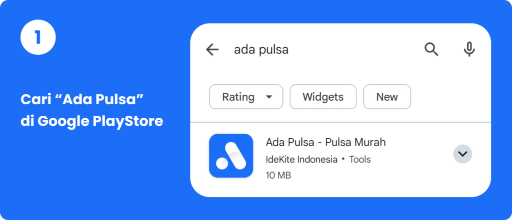 Cari Ada Pulsa di Playstore