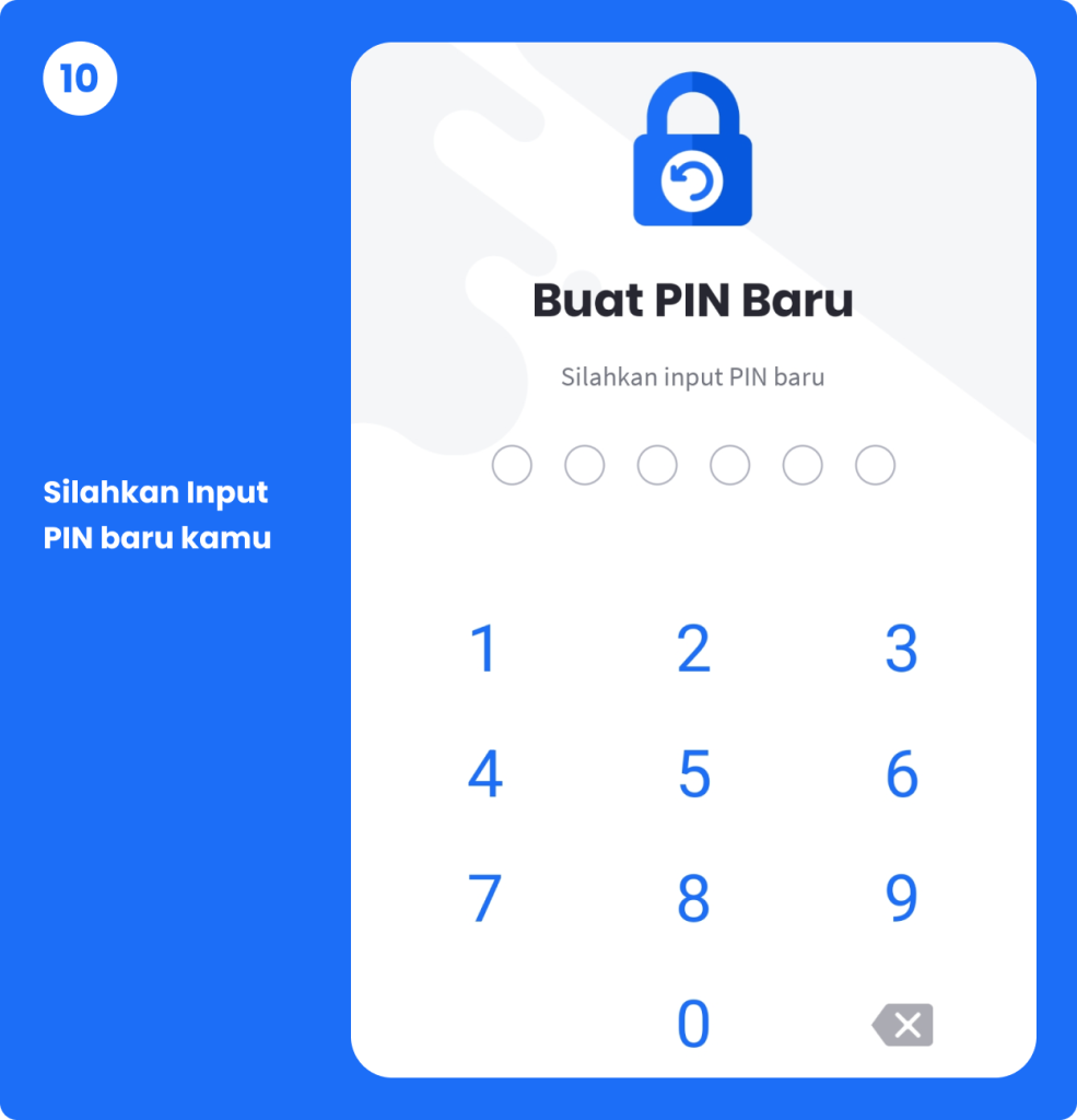 Silahkan Input PIN baru kamu - Ada Pulsa - Baru