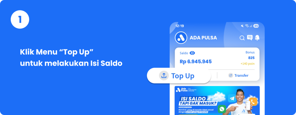Menu Isi Saldo New