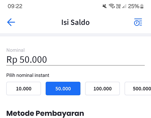 Nominal Isi Saldo Alfa Group - Ada Pulsa