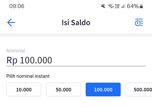 Nominal 100000 - Ada Pulsa