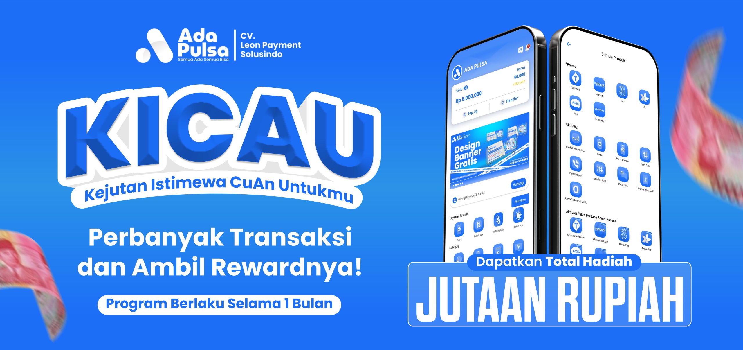 COVER PROGRAM KICAU ADA PULSA