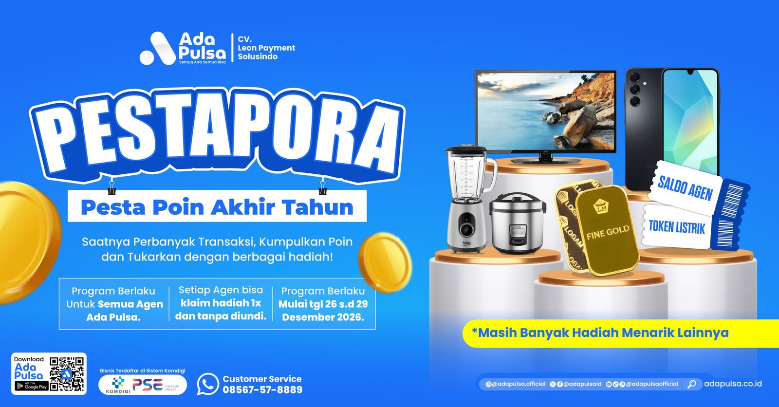 PESTAPORA ADA PULSA